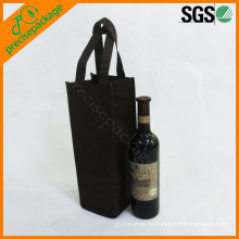 la bolsa de asas barata eco reutilizable del tenedor de la botella de vino